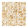 Honey Onyx Giallo Crystal 3-D Small-Bread Mosaic Marble Tile Polished square pattern