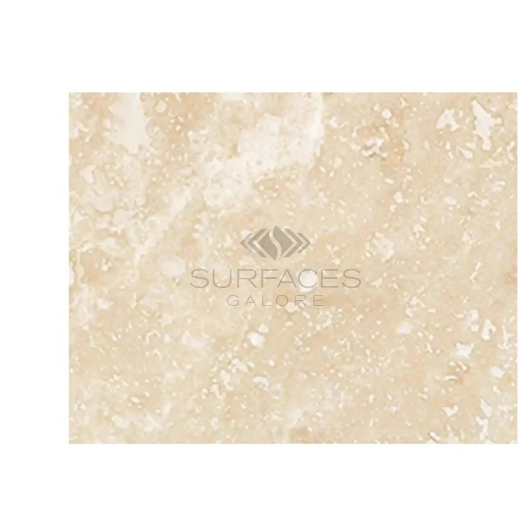 Beige Travertine tile from Ivory Light Travertine 12X24 Cross-Cut Filled and Polished