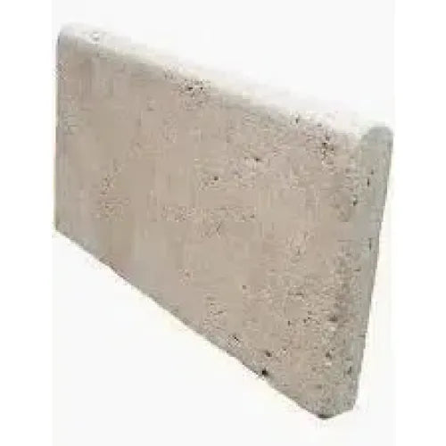 Concrete edging block for Ivory Light Travertine 12X24 Pool Coping Tumbled design