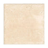 Ivory Light Travertine 16X16 Cross-Cut Unfilled Brushed and Chiseled Square Tile