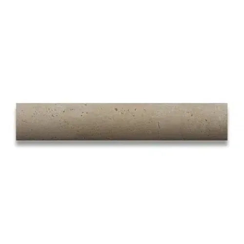 Ivory Light Travertine 1X6 Quarter-Round Trim Liner Honed Rectangular Tile