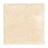 Ivory Light Travertine 24X24 Cross-Cut Unfilled Brushed and Chiseled Square Tile