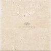 Beige Travertine tile showcased in Ivory Light Travertine 4X4 Cross-Cut Tumbled