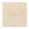 Ivory Light Travertine 6X6 Cross-Cut Tumbled Square Tile for elegant flooring