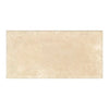 Rectangular beige travertine tile from Ivory Travertine 8X16 Cross-Cut Unfilled collection