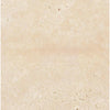 Beige Travertine texture showcasing Ivory Light Travertine 8X8 Cross-Cut Tumbled