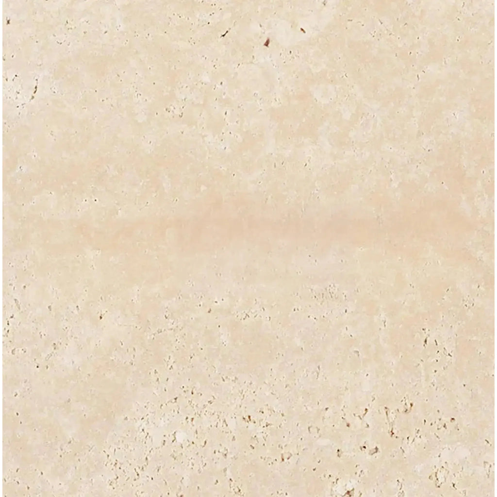 Beige Travertine texture showcasing Ivory Light Travertine 8X8 Cross-Cut Tumbled