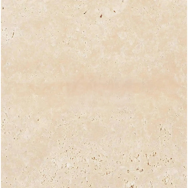 Beige Travertine texture showcasing Ivory Light Travertine 8X8 Cross-Cut Tumbled