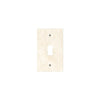 Beige light switch plate from Ivory Travertine Single Toggle Wall Plate collection