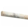 Marble quarter round trim for La Travonya Travertine 3/4X12 Bullnose Liner Honed