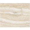 Beige and white banded stone slab for Malibu Travertine 12X24 Filled and Honed