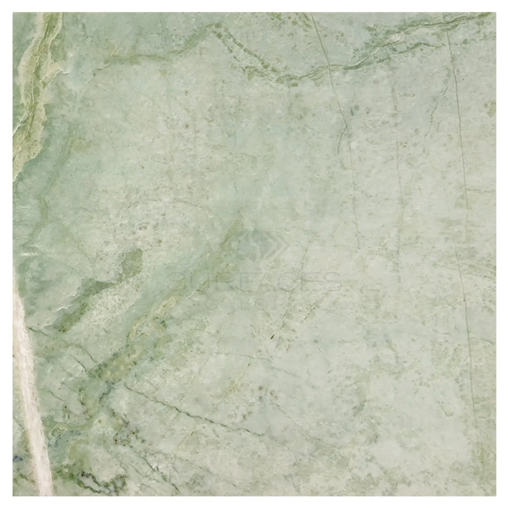 Green marble slab of Ming Green 12X12 Marble Polished or Honed product