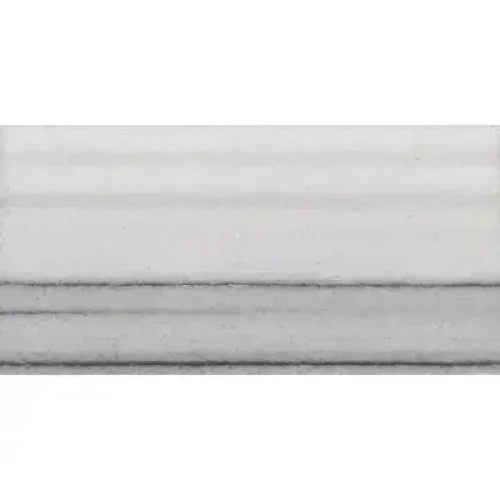 White and gray marble tile from Mink/Equator Zebra Marble 3X6 Polished collection