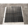 Nine black square tiles of Nero Marquina Herringbone Marble Mosaic