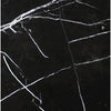 Black marble with white veining in Nero Marquina 24X24 Polished or Honed finish