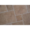 Noce Brown Travertine 1/2X12 Pencil Liner Honed Tile Flooring Display Image