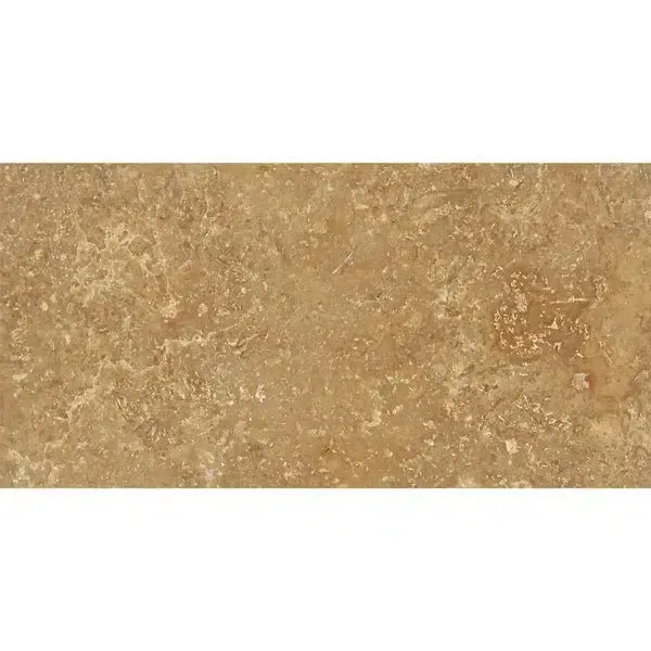 Textured beige tile from Noce Brown Travertine 12X24 Cross-Cut Filled and Honed