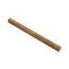 Cylindrical brown travertine rod in Noce Brown Bullnose liner honed finish