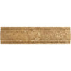 Noce Travertine 3X12 Arch Baldwin Molding Honed decorative border tile display