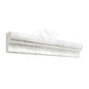 White marble molding in Oriental White Asian Statuary 2X12 Crown polished liner