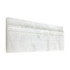 White decorative molding from Oriental White Asian Statuary baseboard trim product