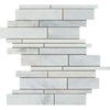 White marble mosaic tile from Oriental White Asian Statuary Manhattan collection