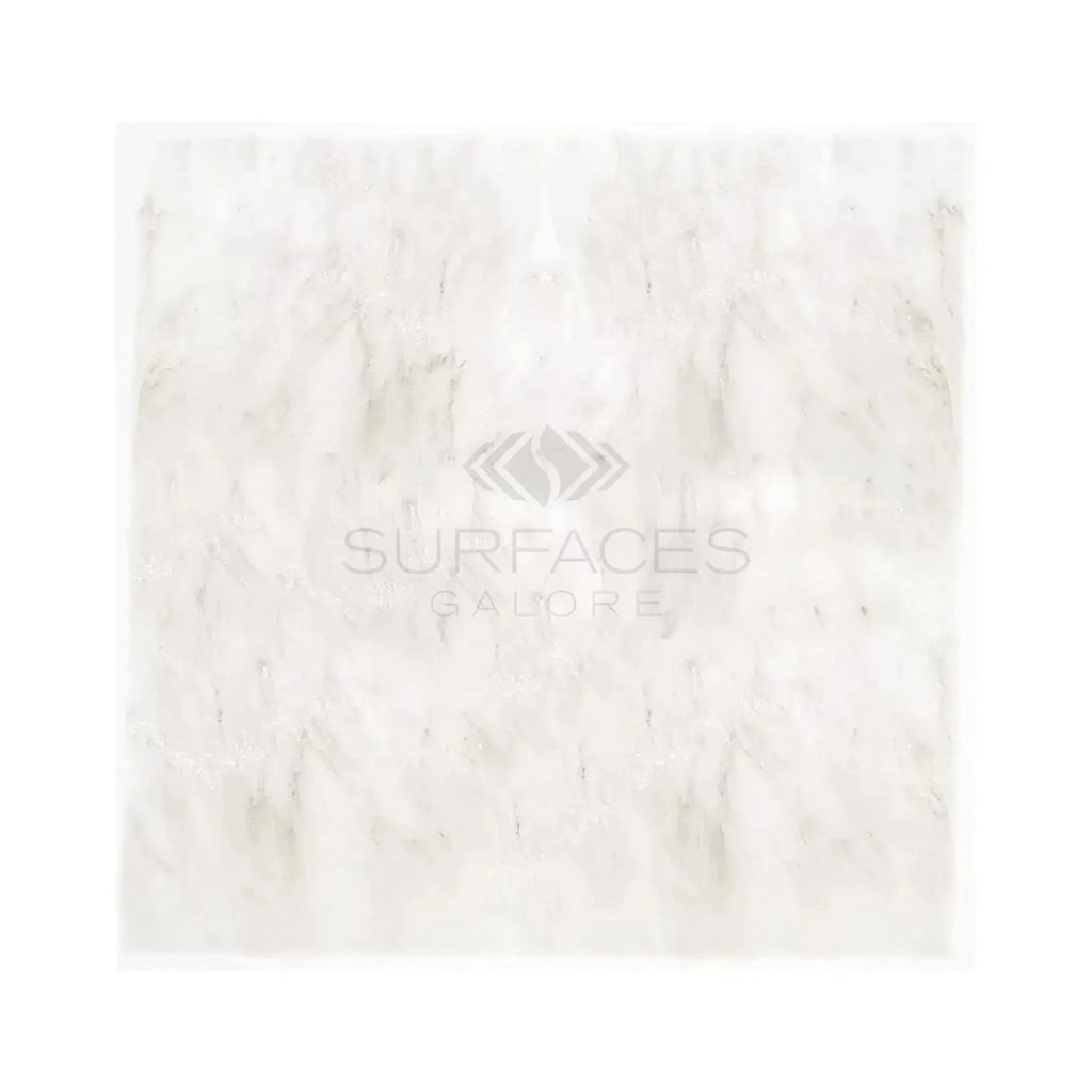 Oriental White Asian Statuary Marble 12X12 Polished or Honed White Marble Slab