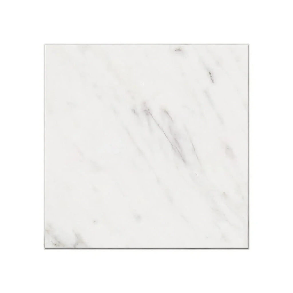 Square Oriental White Asian Statuary Marble tile 12X12 polished or honed finish