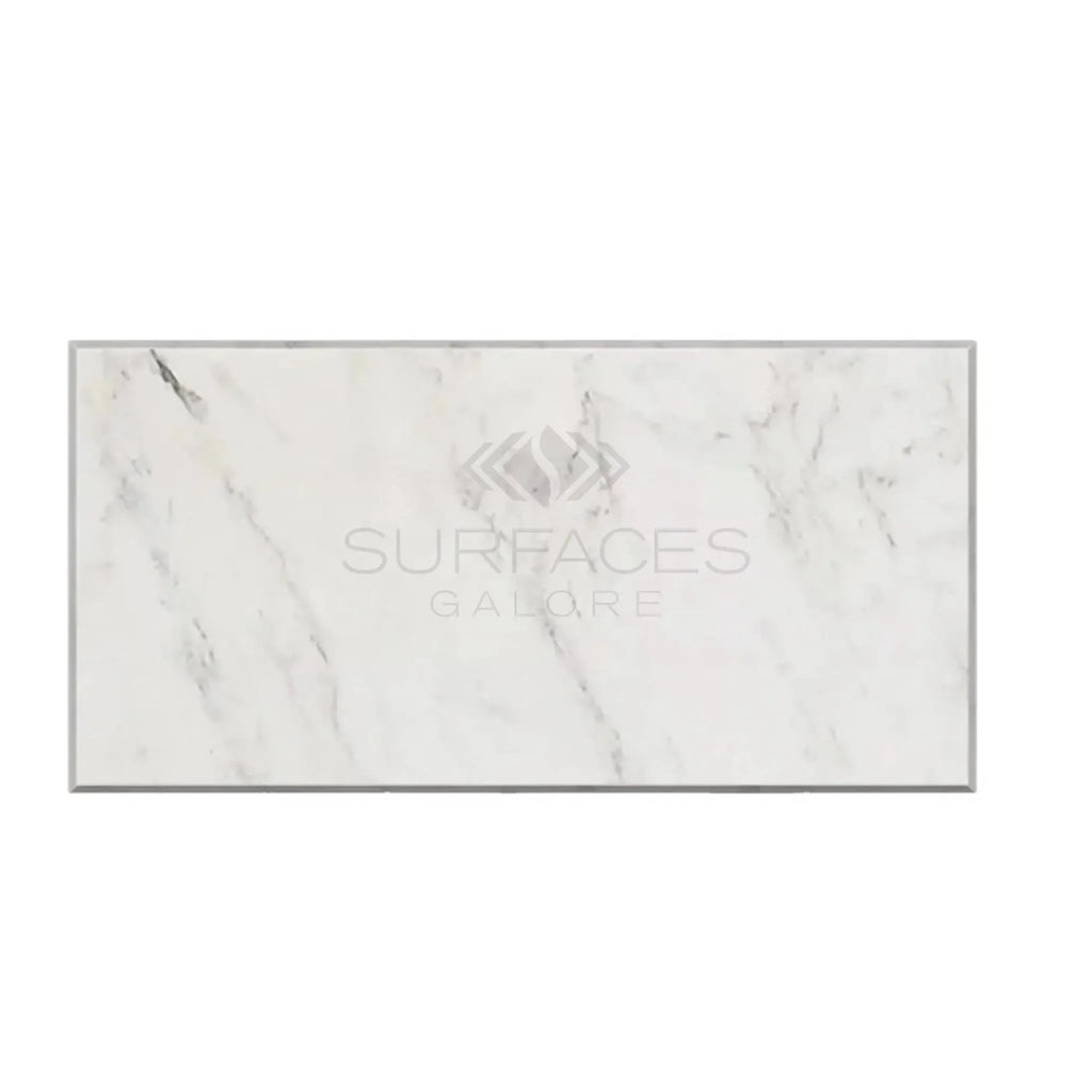 Rectangular Oriental White Asian Statuary Marble 12x24 polished or honed tile