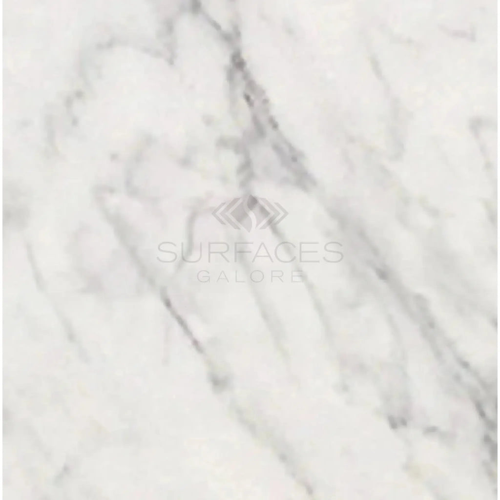 White marble surface of Oriental White Asian Statuary Marble 18X18 polished or honed