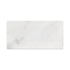 Rectangular white marble slab from Oriental White Asian Statuary Marble 3X6 Tumbled