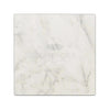 Square marble slab of Oriental White Asian Statuary Marble 4X4 Tumbled design