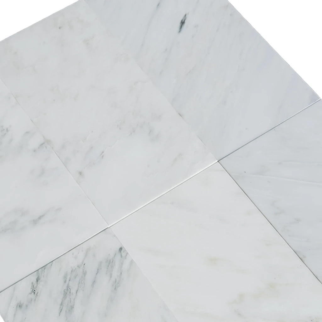 Oriental White Asian Statuary Marble 6X12 polished honed white marble tiles