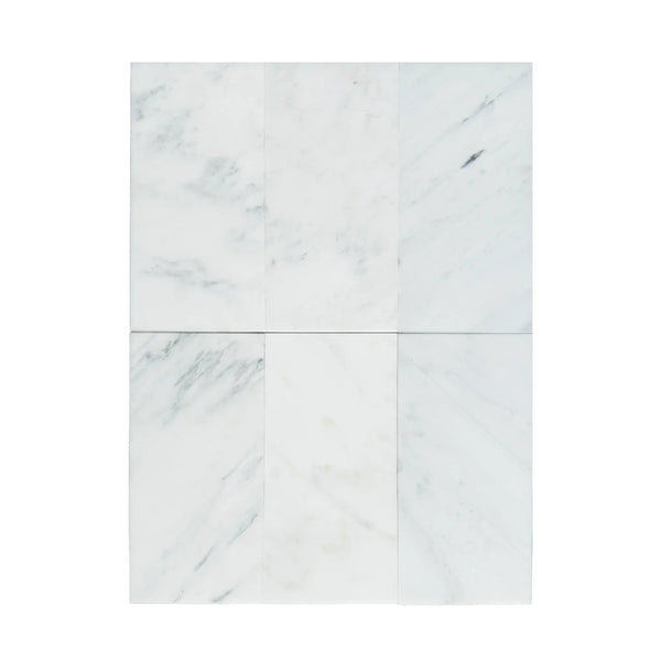 White marble tiles from Oriental White Asian Statuary Marble 6X12 Polished or Honed