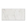 Rectangular marble-patterned tabletop of Oriental White Asian Statuary Marble 6X12