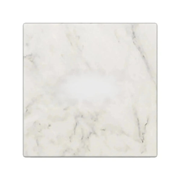 Oriental White Asian Statuary Marble 6X6 Tumbled Square Tile for elegant decor