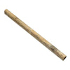 Weathered wooden pole beside Philadelphia Travertine 1/2X12 Pencil Liner Honed