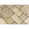 Tumbled Travertine Mosaic Tile from Philadelphia Travertine 3-pcs Mini-Pattern Collection