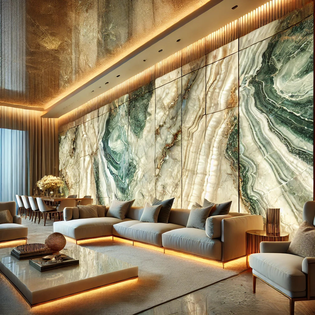 The Timeless Beauty of Onyx: Green, White, and Honey Onyx for Stunning Interiors