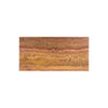 Horizontal banded Rojo Red Vein-Cut Travertine slab 12X24 Filled Polished Honed