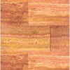 Polished Rojo Red Vein-Cut Travertine tile pattern in 12X24 dimensions