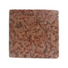 Square mottled reddish-brown tile of Rosso Verona Marble 12X12 Tumbled product