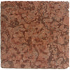 Reddish-brown patterned stone tile of Rosso Verona Marble 12X12 Tumbled