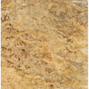 Textured golden stone surface of Scabos Travertine 18X18 Filled Polished or Honed