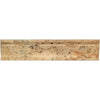 Textured travertine border tile from Scabos Travertine Crown Molding Liner Honed