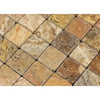 Scabos Travertine 2X2 Mosaic Tumbled tile showcasing elegant natural patterns