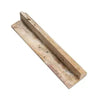 Wooden board with attached strip for Scabos Travertine Corner-Ogee Stair-Tread Trim