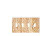 Scabos Travertine 4 Gang Toggle Switch Wall Plate for stylish home decor