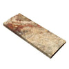 Scabos Travertine 5X12 Baseboard Trim Liner Honed Rectangular Stone Tile