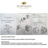 Installation guide for Scabos Travertine Single Duplex Plate Switch Wall Plate